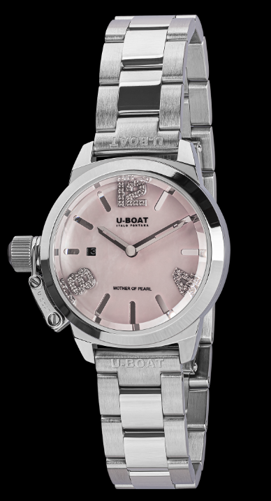 U-BOAT CLASSICO LADY 30MM PINK 8898 Replica Watch